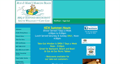 Desktop Screenshot of marconibeachrestaurant.com
